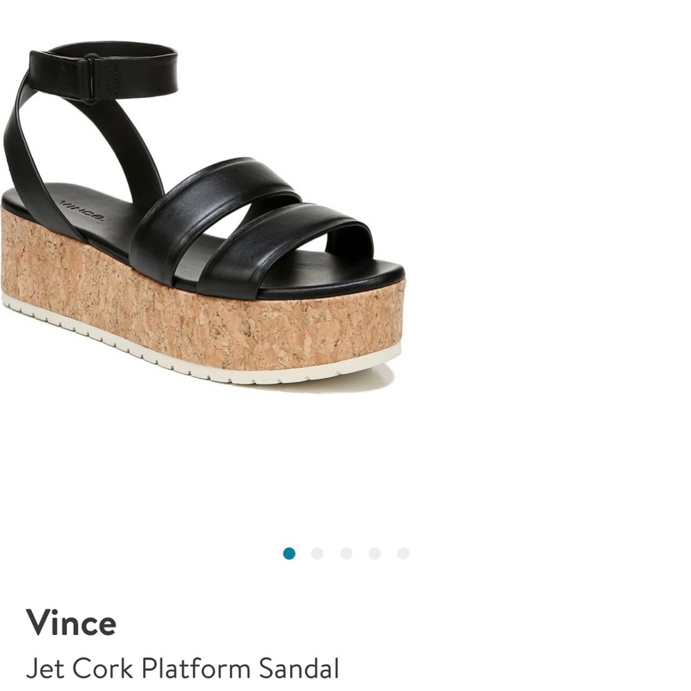 Vince Jet Cork Platform / Size 8.5 / Used